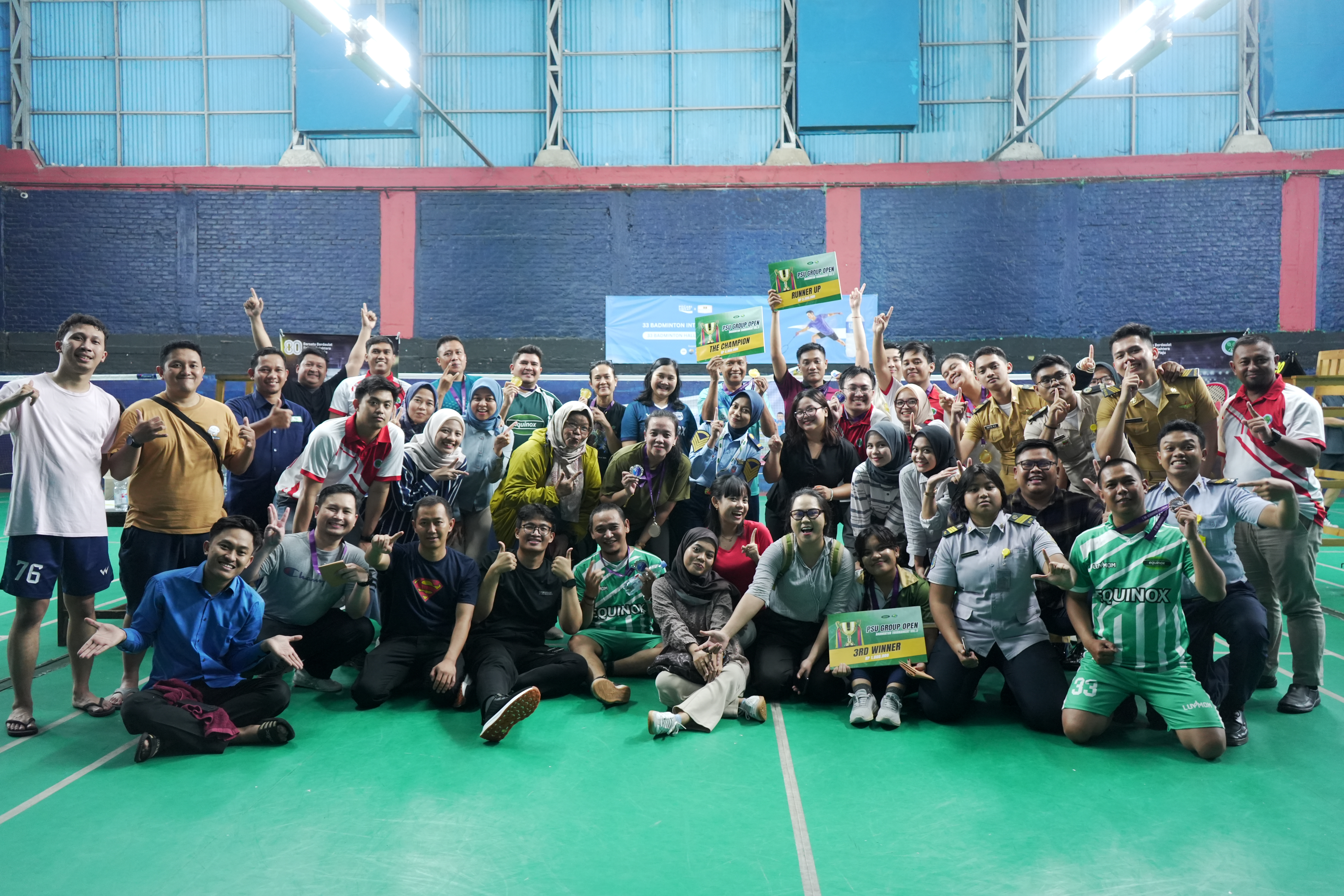 PSU Group Fosters Team Spirit Through Badminton Tournament